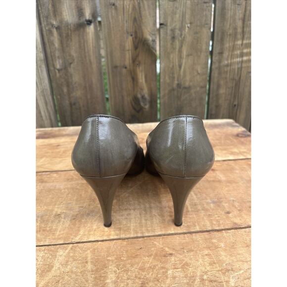 Vintage YSL Saint Laurent Paris 80 Pump Shoe Sz 8 M Paris Made In Italy - Picture 7 of 10